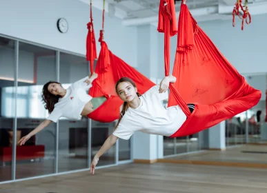 Yoga kids Pro в гамаках